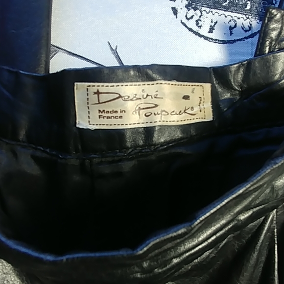 Vintage leather trousers year 80 - Picture 3 of 6